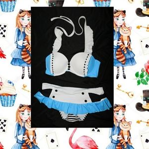 Alice in Wonderland Bikini Set